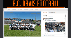 Desktop Screenshot of davisfootball.com